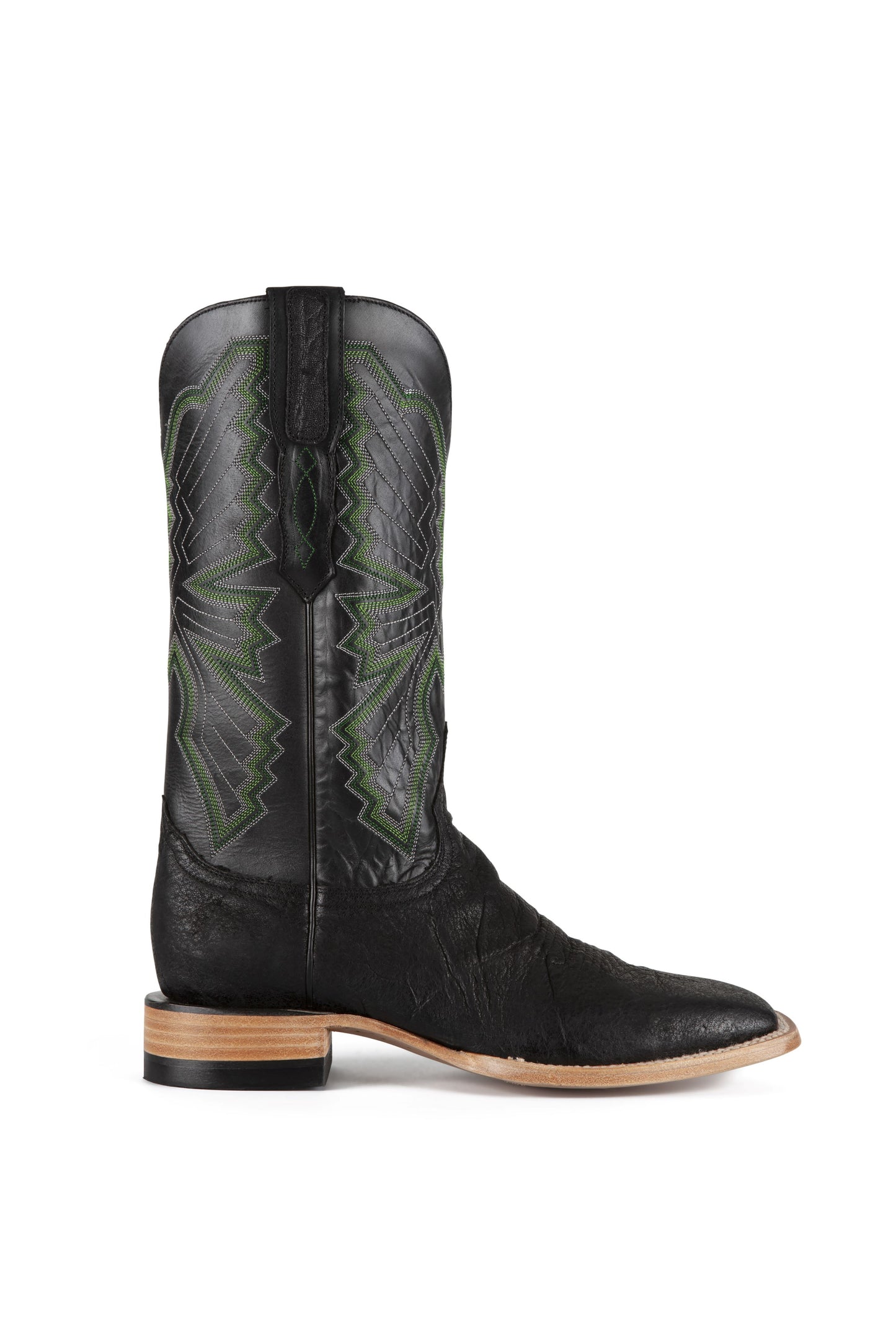 Ezra Elephant - Square Toe - Black