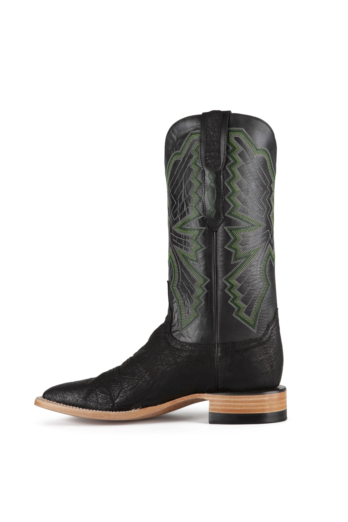 Ezra Elephant - Square Toe - Black