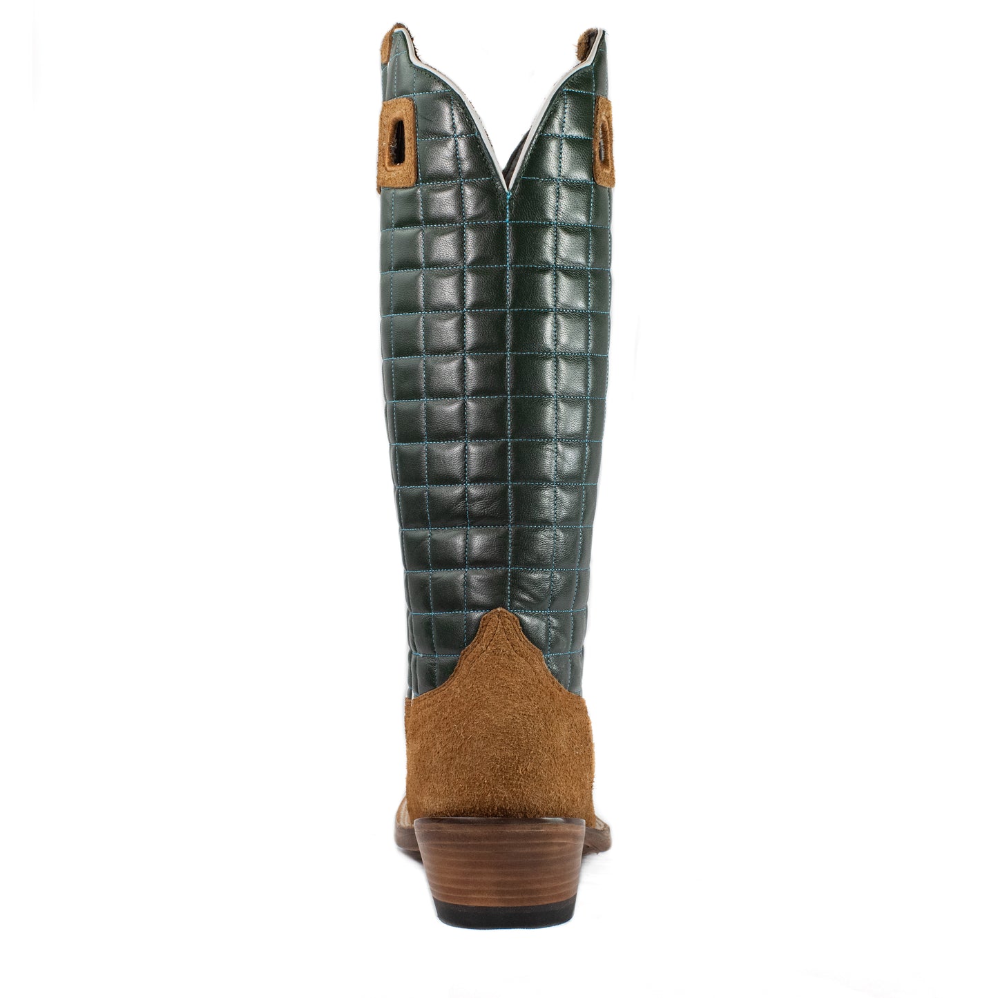Gus - Square Toe - Cognac/Green view 5