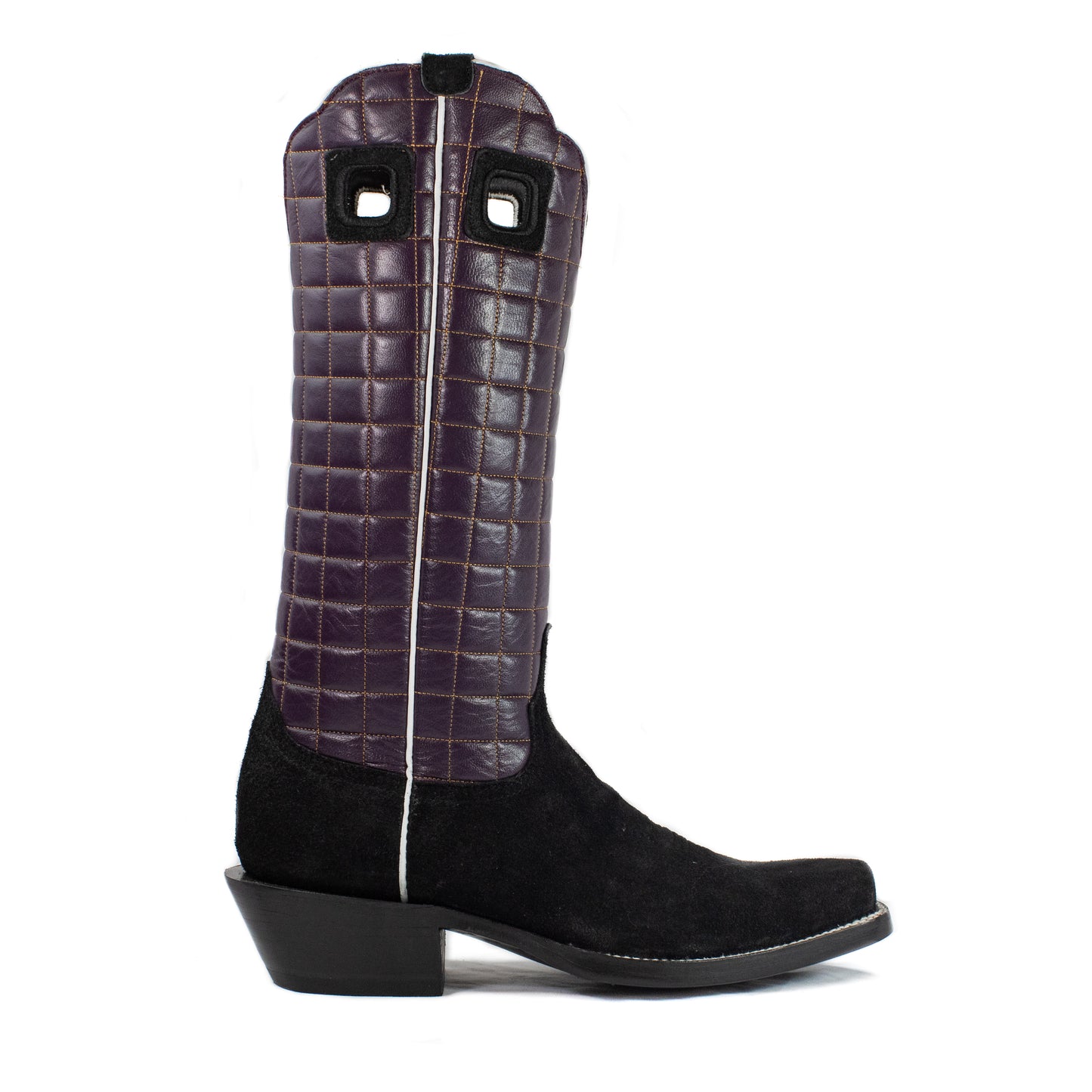 Gus - Cutter Toe - Black & Purple view 1