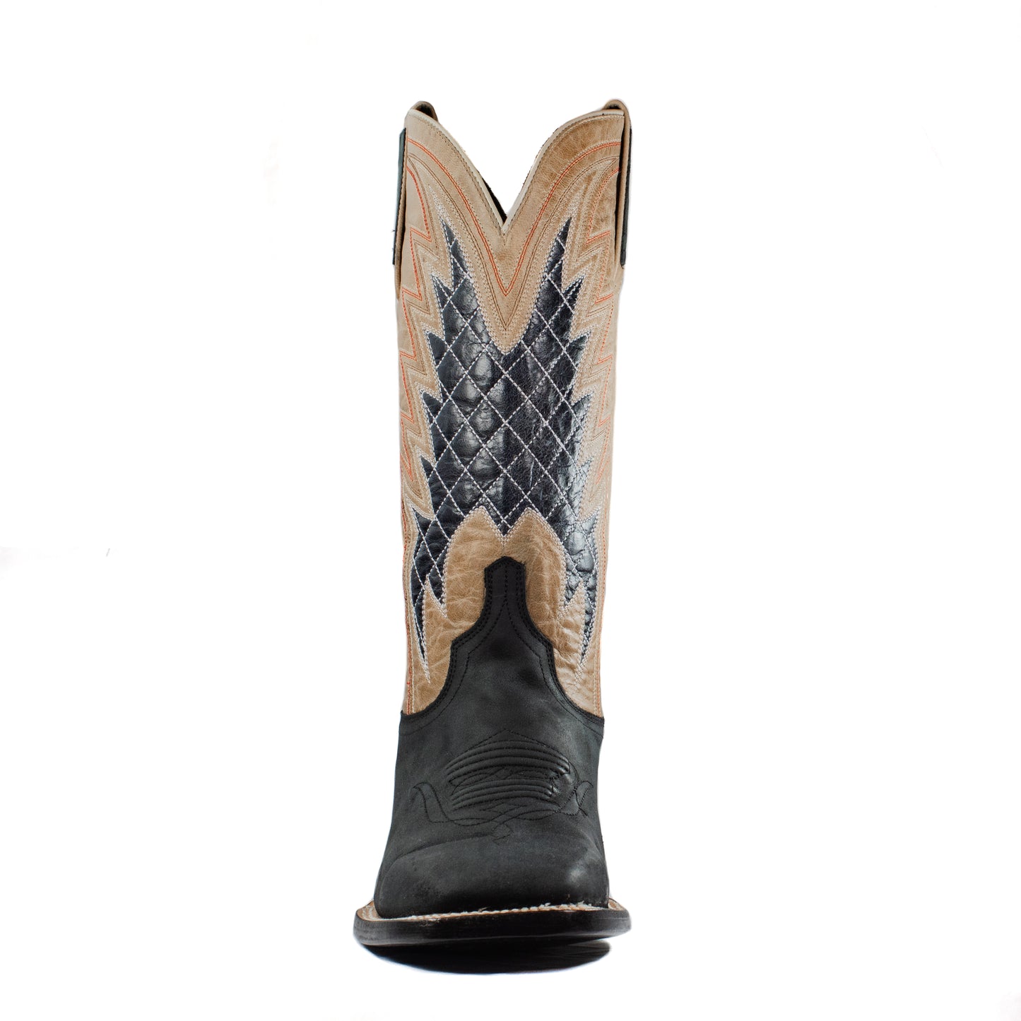 Doc - Square Toe - Black & Brown view 4