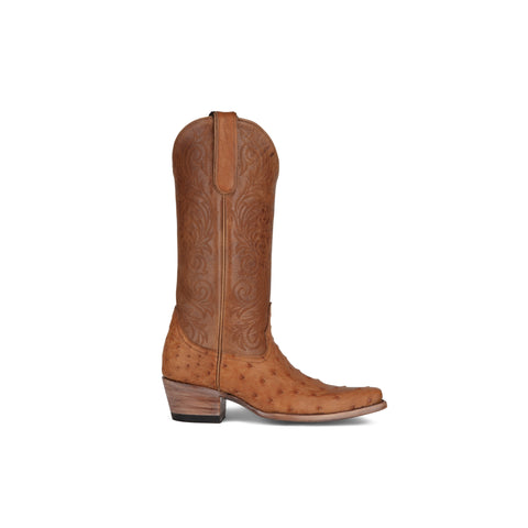 Nora Full Quill - Cutter Toe - Cognac