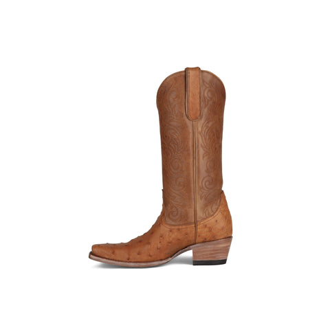 Nora Full Quill - Cutter Toe - Cognac