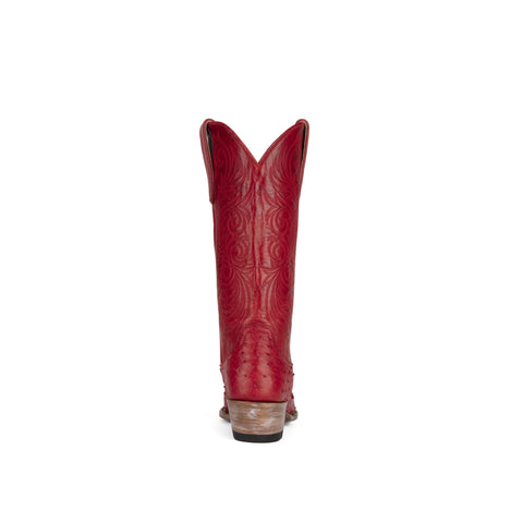 Nora Full Quill - Cutter Toe - Red