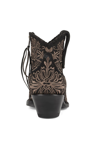 Mila - Almond Toe - Black Suede