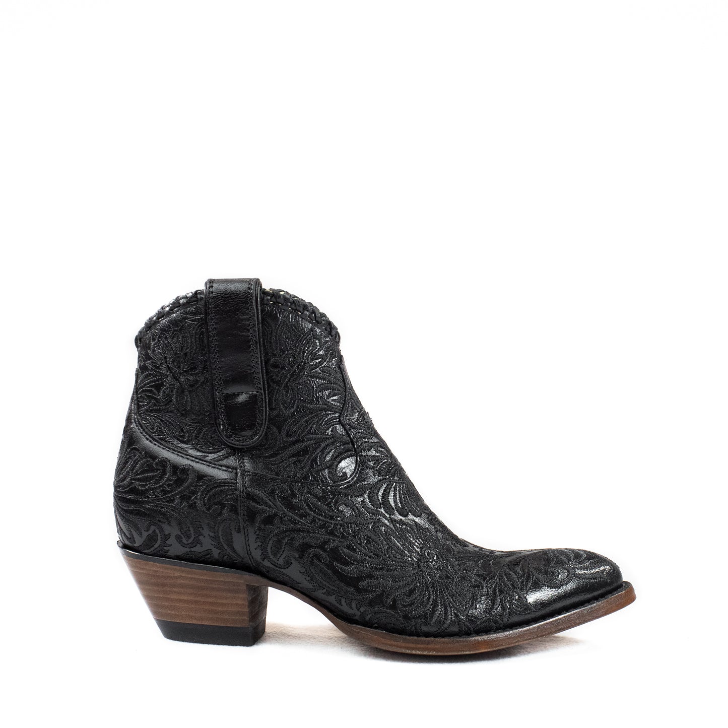 Mila - Almond Toe - Patent Black