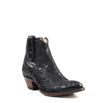 Mila - Almond Toe - Patent Black
