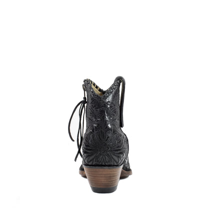 Mila - Almond Toe - Patent Black