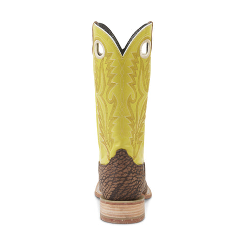 Joaquin (Rubber Sole) -  Square Toe - Sand/Yellow
