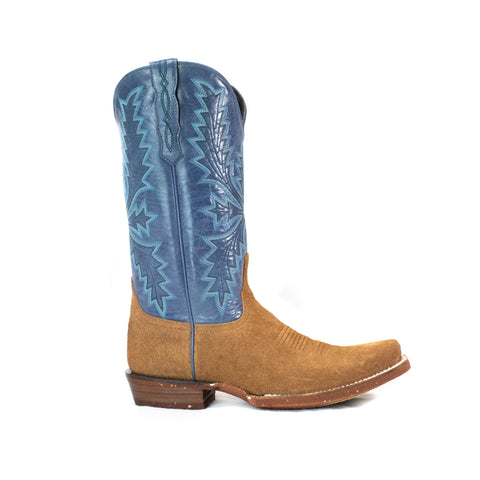 Abby (Rubber Sole) - Cutter Toe - Blue View 1