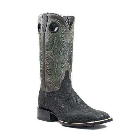 Joaquin (Rubber Sole) -  Square Toe - Black