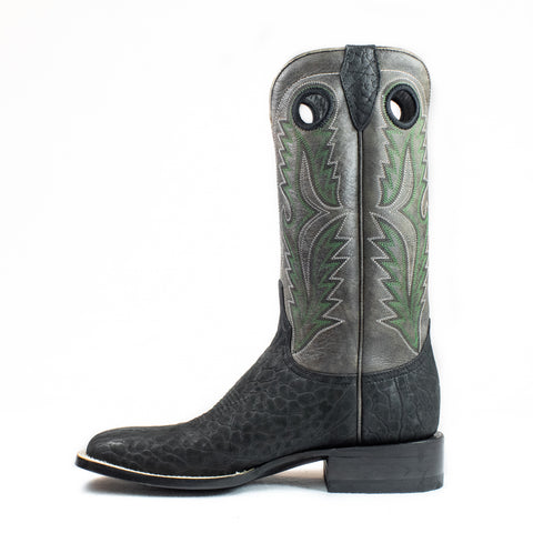 Joaquin (Rubber Sole) -  Square Toe - Black