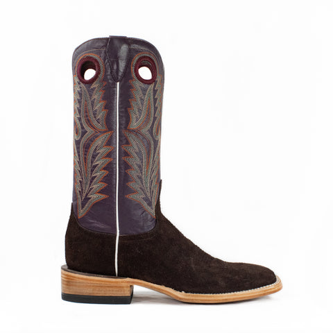 Shane (Rubber Sole) - Square Toe - Chocolate