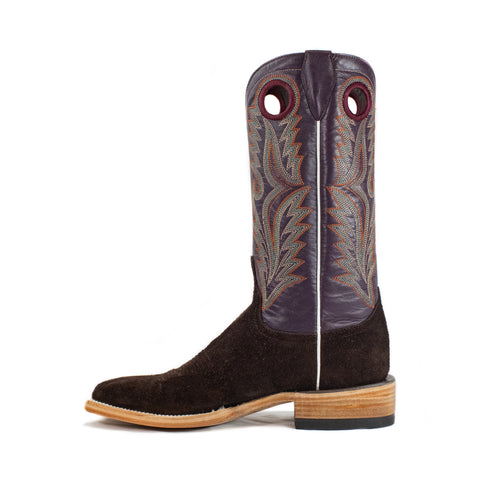 Shane (Rubber Sole) - Square Toe - Chocolate