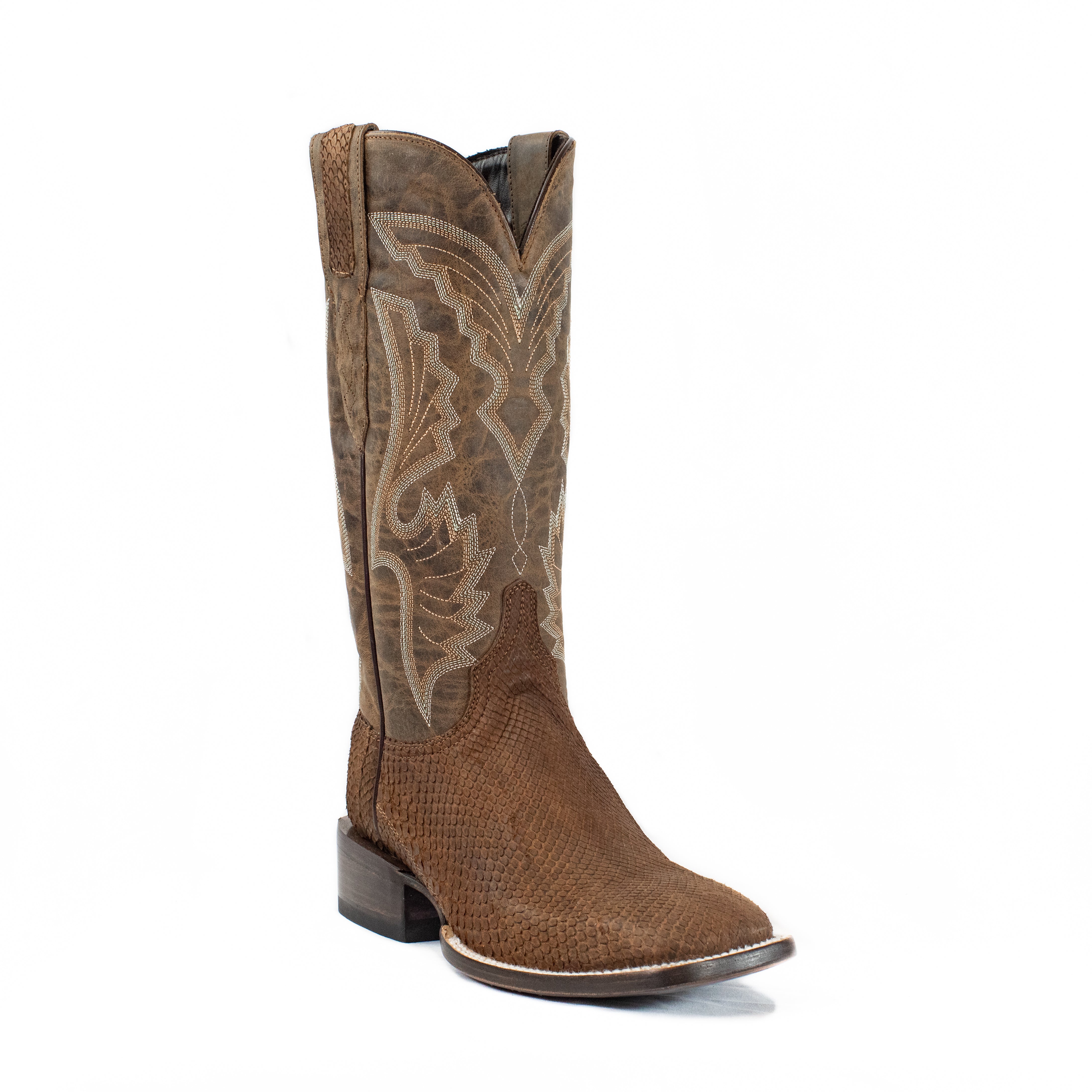 Ringo Square Toe in Tobacco Azulado Boots