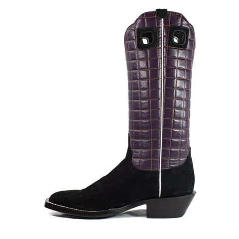 Gus (Butyl Sole) - Square Toe - Black view 3