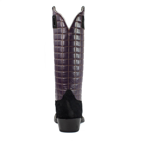 Gus - Square Toe - Black & Purple view 5