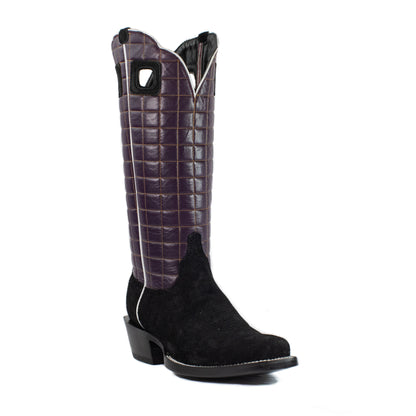 Gus - Cutter Toe - Black & Purple view 2