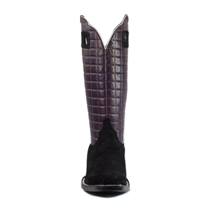 Gus - Cutter Toe - Black & Purple view 4