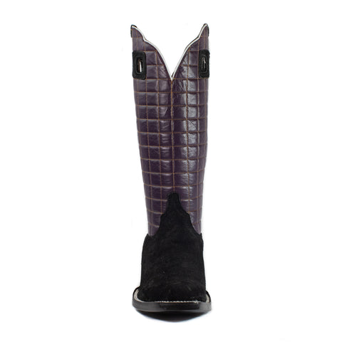 Gus - Cutter Toe - Black & Purple view 4