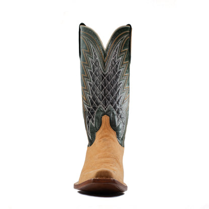 DOC - Cutter Toe - Cognac & Green view 4