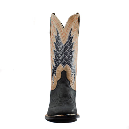 Doc - Square Toe - Black & Brown view 4